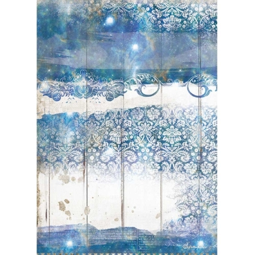 Stamperia A4 Rice Paper Reispapier Romantic Sea Dream Texture