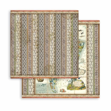 Stamperia 8 x 8 inch Paper Pack / Papiere Amazonia
