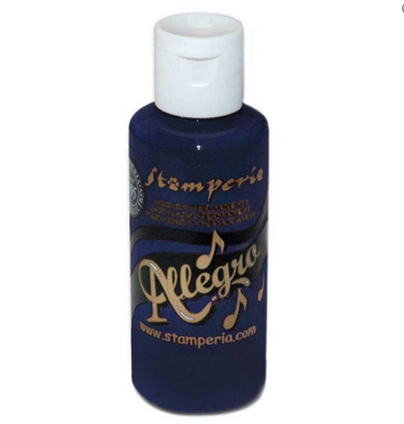 Stamperia Allegro Paint 60 ml Prussian Blue