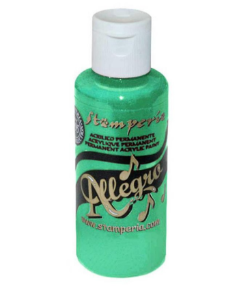 Stamperia Allegro Paint 60 ml Brilliant Green