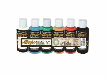 Stamperia Kit 6 Allegro Paint 240 ml Selection Alice
