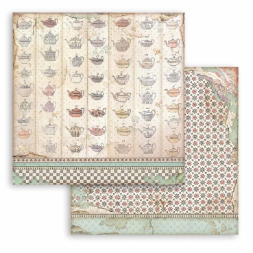 Preview: Stamperia 12 x 12 inch Paper Pack / Papiere Alice through the Looking Glass