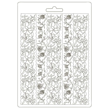 Stamperia Soft Mould A5 Alice Borders