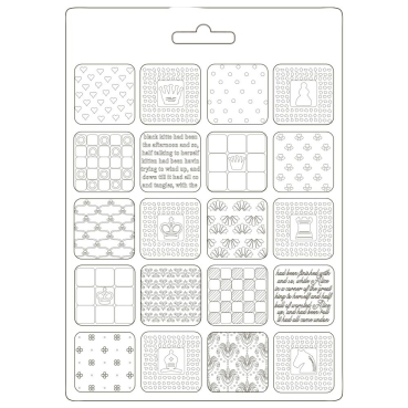 Stamperia Soft Mould A5 Alice Patchwork
