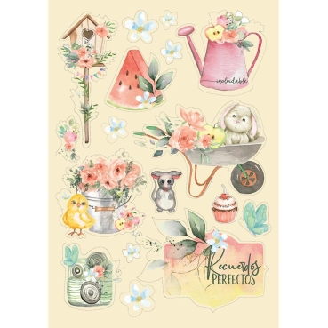 Stamperia Colored Wooden Shape A6 Celebration