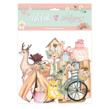 Stamperia Die Cuts Ausstanzungen sortiert Celebration