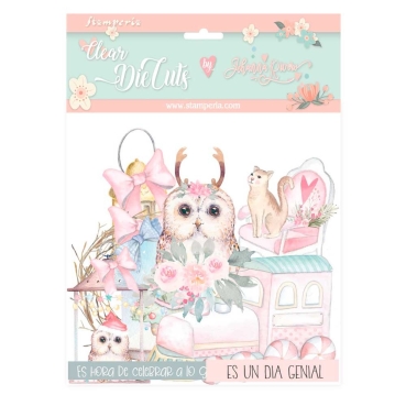Stamperia Clear Die Cuts Ausstanzungen Christmas rose
