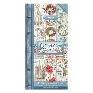 Stamperia Collectables 10 sheets Winter Tales