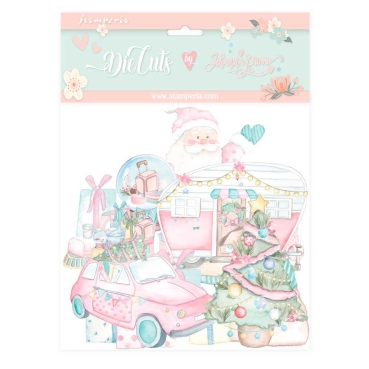 Stamperia Die Cuts assorted Ausstanzungen Christmas rose