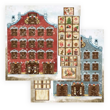 Preview: Stamperia 12 x 12 inch Paper Pack / Papiere Romantic Christmas