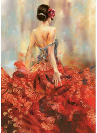 Stamperia A4 Rice Paper Reispapier Carmen