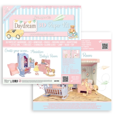 Preview: 3D Paper Kit Daydream Babyroom