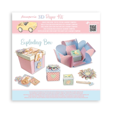 Preview: 3D Paper Kit Daydream Exploding Box