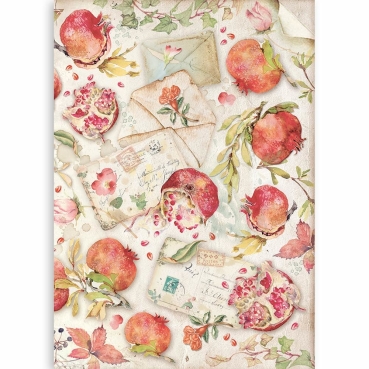 Stamperia Clear Prints  Pack 6 assorted Acetate Sheets A4 Casa Granada