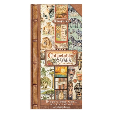 Stamperia Collectables 10 sheets Savana