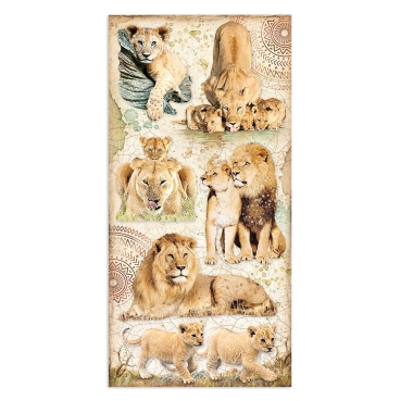 Preview: Stamperia Collectables 10 sheets Savana