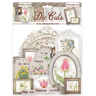 Stamperia Die Cuts Ausstanzungen Romantic Garden House