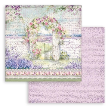 Stamperia Extra Small Pad 6 x 6 Inch mit 10 doppelseitig bedruckten Papieren Provence