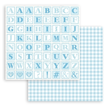 Stamperia 12 x 12 inch Paper Pack / Papiere BabyDream Blue