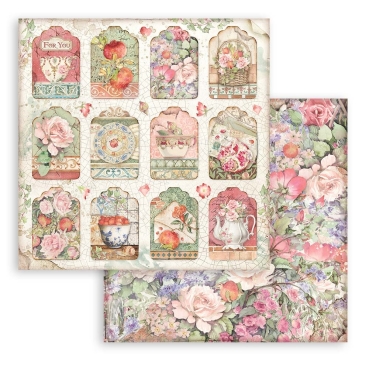 Preview: Stamperia 12 x 12 inch Paper Pack / Papiere Casa Granada