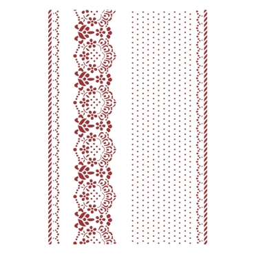 Stamperia Stencil G 21 x 29,7 cm Provence Borders