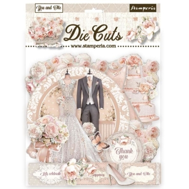 Stamperia Clear Die Cuts Ausstanzungen You and Me