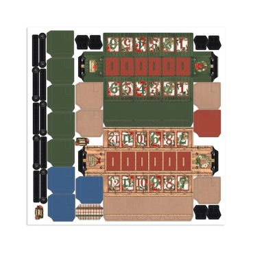 Preview: Stamperia 3D Paper Kit Romantic Home for the Holidays