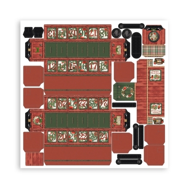 Stamperia 3D Paper Kit Romantic Home for the Holidays