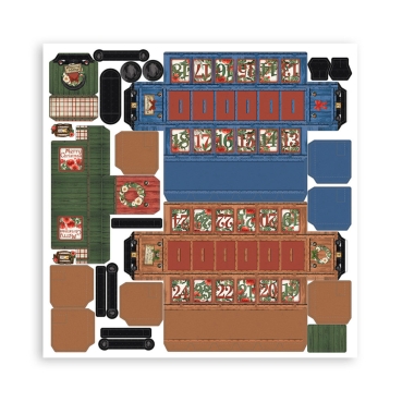 Stamperia 3D Paper Kit Romantic Home for the Holidays