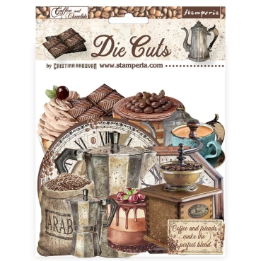 Stamperia Die Cuts Assorted Coffee and Chocolate