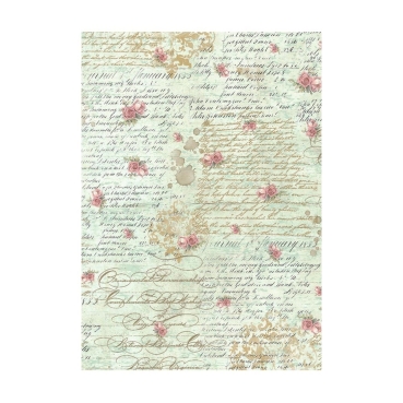 Preview: Stamperia A6 Rice Paper Precious Backgrounds