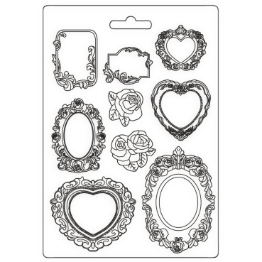 Stamperia A4 Soft Mould Precious Frames