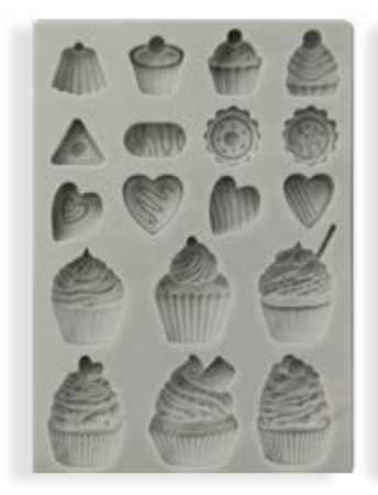 Stamperia A5 Silikon Mould Coffee and Chocolate Sweets