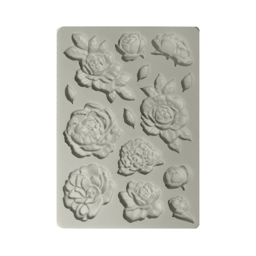 Stamperia A5 Silikon Mould Precious Peony