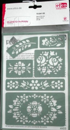 Stencils Blumen