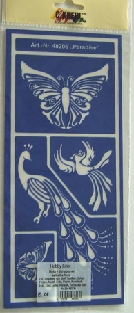 Hobby Line Motivschablonen Paradise