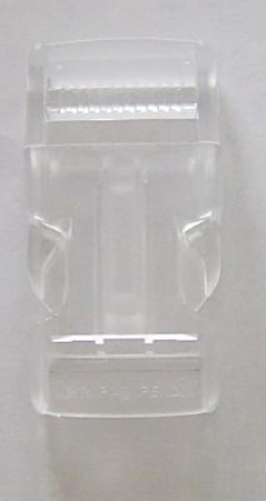 UNION Knopf Steckschnalle 25 mm weiss