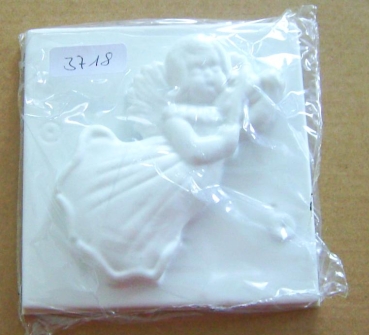 Regina-Wachs Relief-Giessform Engel mit Geige