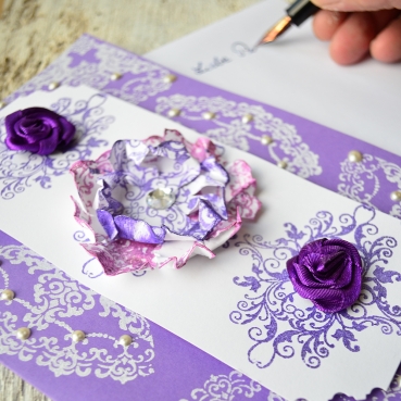 Preview: VIVA Decor 3D Stempelfarbe Violett-Metallic