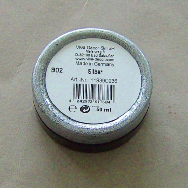 VIVA Decor 3D Stempelfarbe Silber