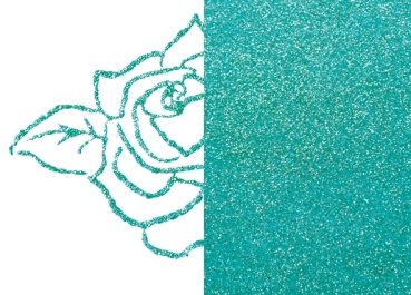 VIVA Decor 3D Stempelfarbe Türkis Metallic