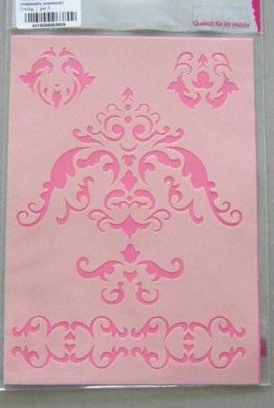 Stencil DIN A 5 Ornament 5 teilig
