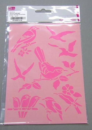 Efco Stencil Waldvögel 8 teilig