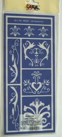 Hobby Line Motivschablonen Ornaments