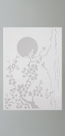 Efco Stencil Kirschblüte DIN A4