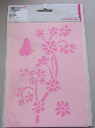 Efco Stencil Blüten 3 teilig