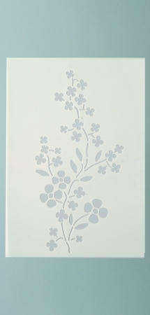 Stencils Blüten 1-teilig