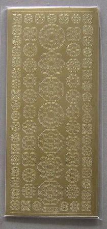 Stickerbogen Blumenformen