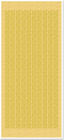 Preview: Stickerbogen 10 x 23 cm Perlmuttränder klassisch gold-perlmutt-silber