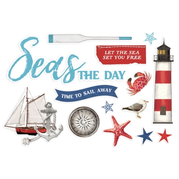 Preview: Simple Stories Simple Vintage Vintage Seas Simple Pages Pieces